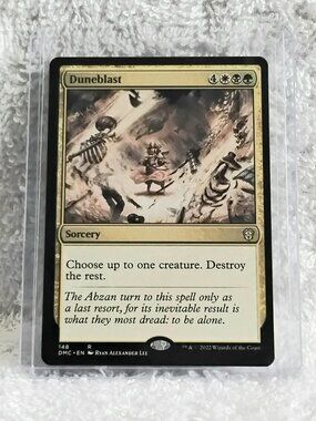 5/$20 Mint 2022 MTG Duneblast Rare Card 148 Deckmaster!!